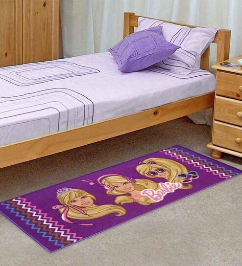 Buy Status Barbie Combo Runner Door Mat Purple Online Kids Floor