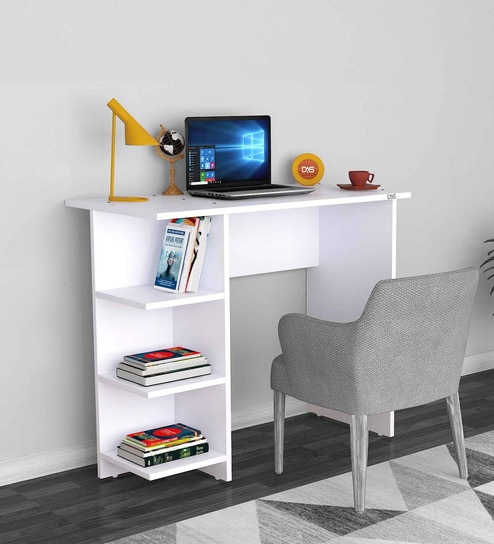 Stefan Writing Table in Frosty White Finish