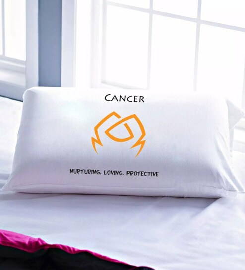 Buy White 100 Cotton Cancer Pillow Cover By Stoa Paris Online