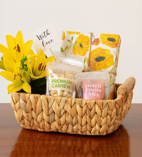 (1Pc) Beige Water Hyacinth Handmade Storage Basket & Wardrobe Organiser