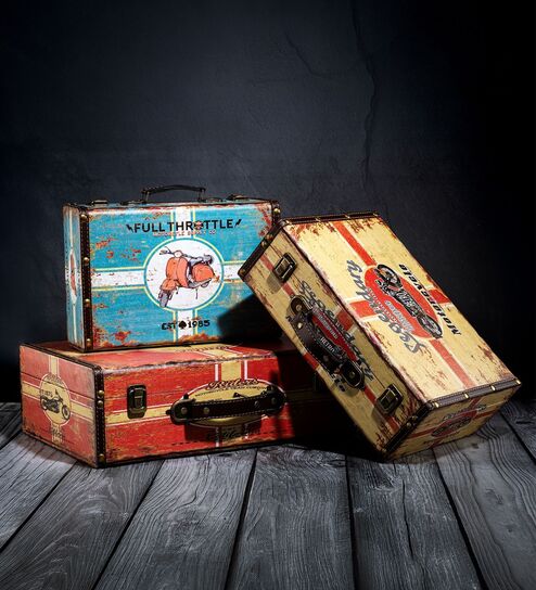 Storage Trunk Box Bike Box Vintage Storage Box