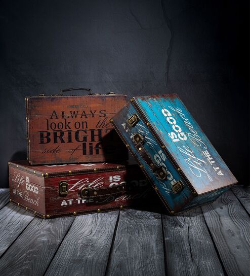 Storage Trunk Box Life Is Good At The Beach Retro