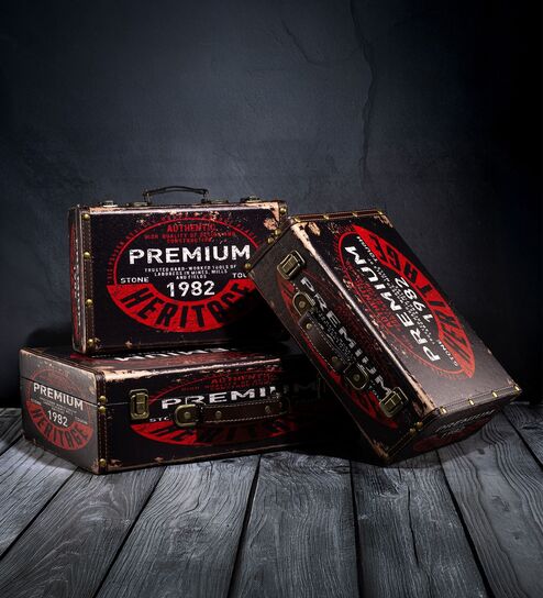 Storage Trunk Box Premium 1982 Heritage Vintage Storage Box