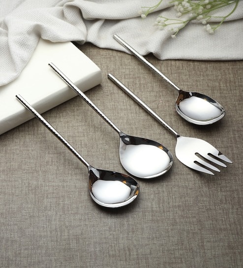 Stream Serving Set Silver