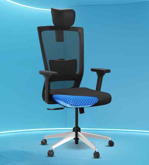 Stylux SmartGRID Ergonomic Chair In Black Colour