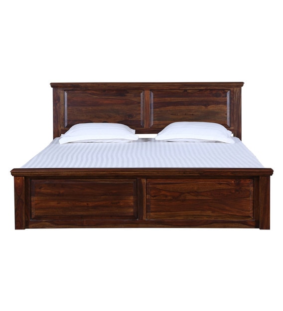 Buy Stanfield Solid Wood King Size Bed In Provincial Teak Finish