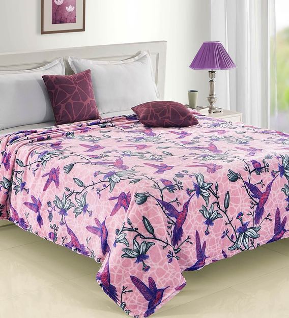 double bed blanket size