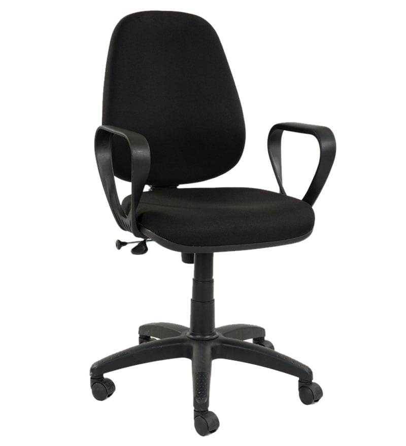 Buy Office Chair in Black Fabric finish by Stellar Online Ergonomic