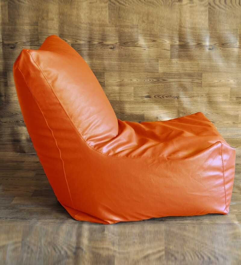 Buy Style HomeZ Orange XXXL Chair Shaped Bean Bag Online Bean Bags Bean Bags Furniture