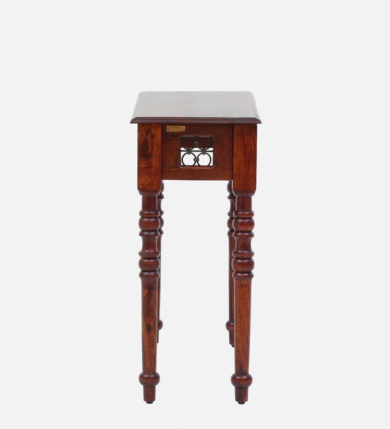 Buy Stafford Sheesham Wood Console Table In Honey Oak Finish By