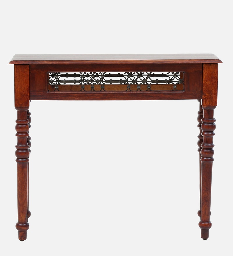 Buy Stafford Sheesham Wood Console Table In Honey Oak Finish By