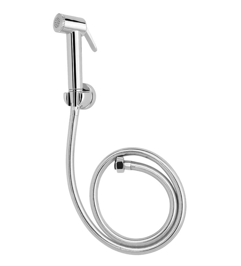 Buy Stainless Steel & ABS Health Faucet With Pipe in Silver (L 1, W 2
