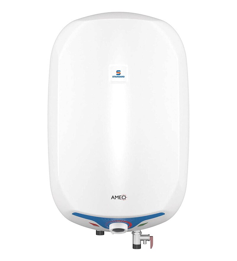 Buy STANDARD AMEO 25L 5 Star Rating Storage Water Heater (White & Blue