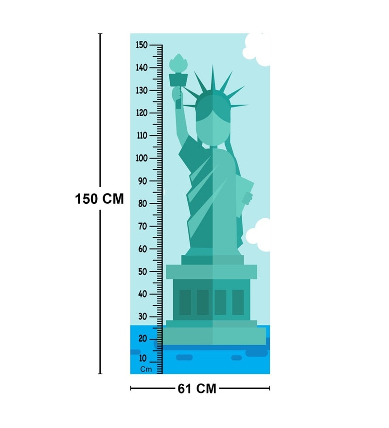 Buy Statue of Liberty Height Chart in Multicolour by Wens Online