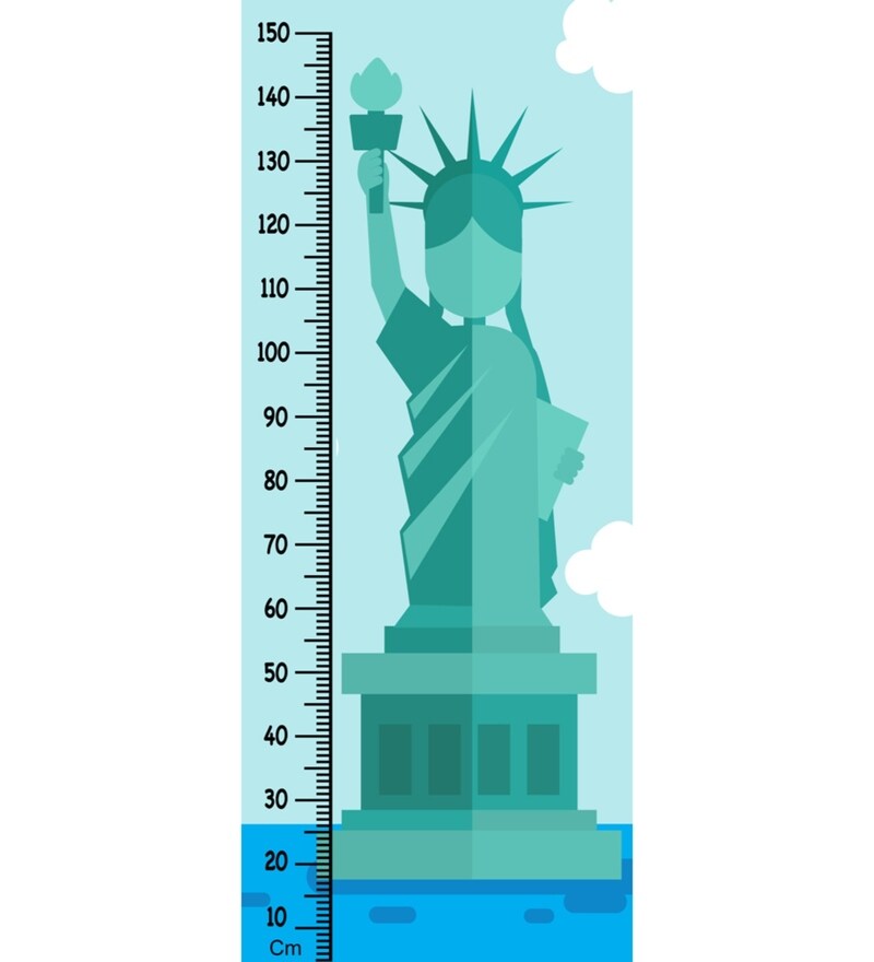 Buy Statue of Liberty Height Chart in Multicolour by Wens Online