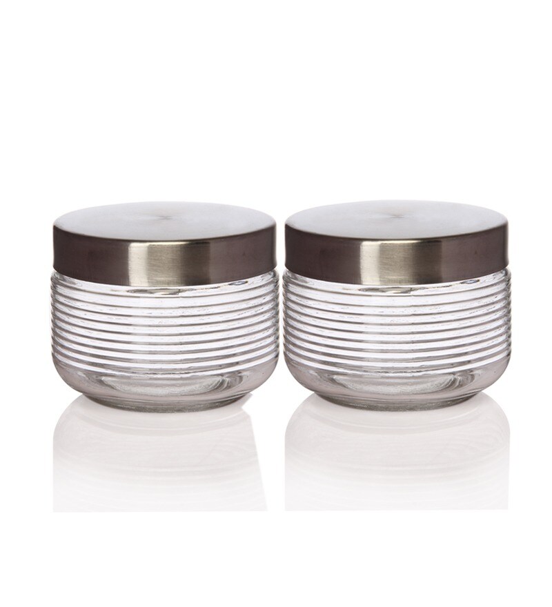 Steel Jar by Yera 450 ML by Yera Online Canisters & Jars Kitchen