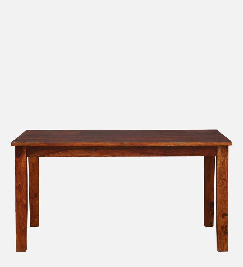 Buy Stigen Sheesham Wood 6 Seater Dining Table In Honey Oak Finish By Woodsworth Online Modern