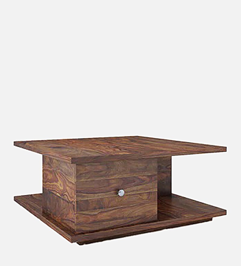 Buy Storage Coffee Table In Teak Finish By Springtek Online Modern