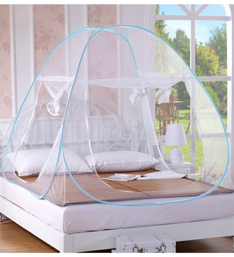 Buy Polyester Double Bed Foldable Mosquito Nets by StoryHome Online