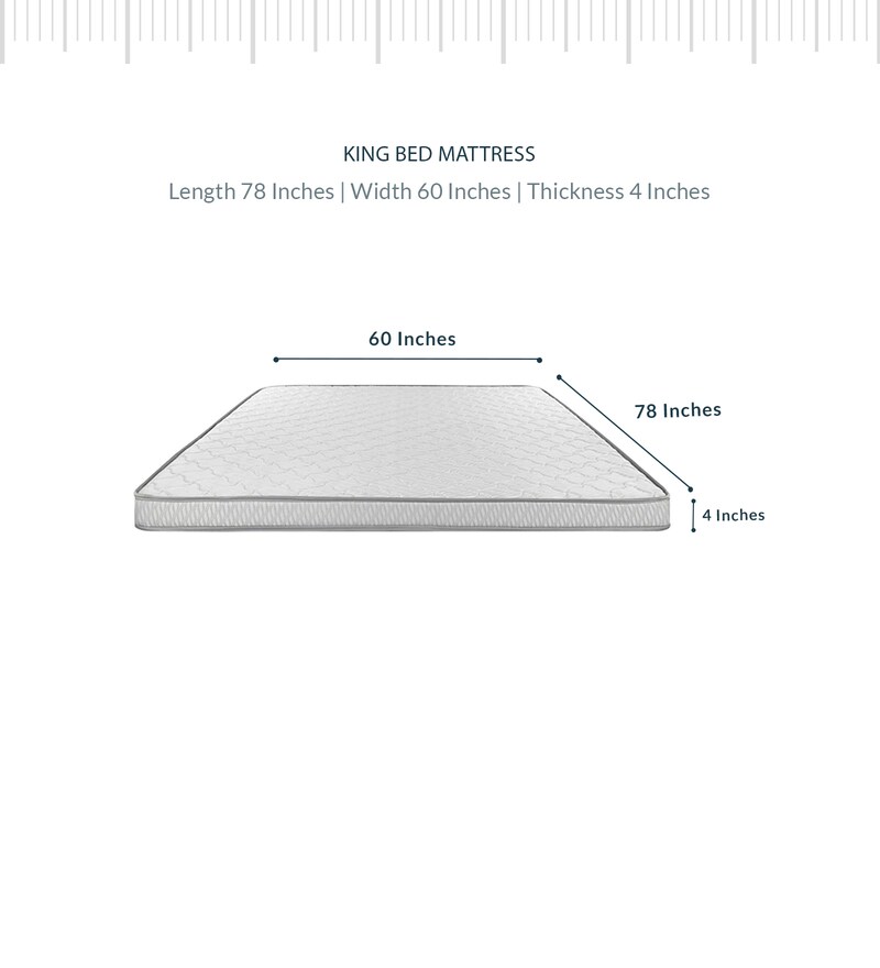 Buy Stratus R Reversible 4 Inches Queen Size (78x60) Coir & Bonded Foam