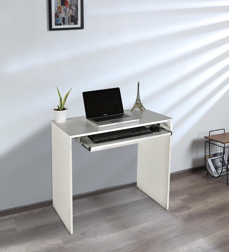 study table with keyboard drawer