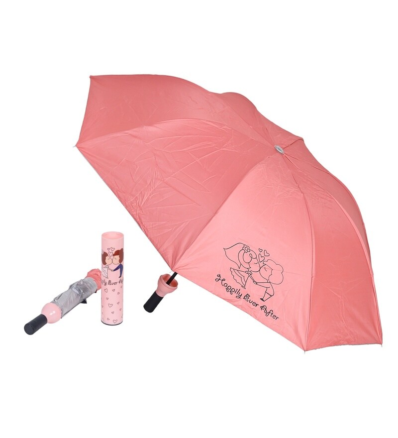 Buy Pink Nylon Fashionable Wine Bottle Umbrella by Style Homez Online ...