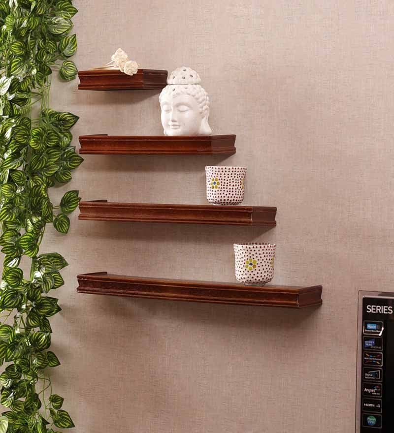 Buy Stylish Wall Shelves Set Of 4 Online WTF Deals Reg WTF