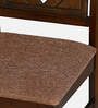 Stacia Solid Wood 4 Seater Dinning Table In Antique Cherry Finish