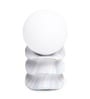 Stack Forme Wavy Stacked Ceramic Table Lamp White