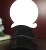 Stack Forme Wavy Stacked Ceramic Table Lamp White