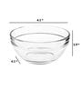 Stackable 240ml (Set of  6) Dessert Bowl
