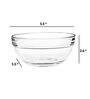 Stackable 580ml (Set of  3) Mixing Bowl