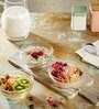 Stackable Glass Bowl Lead Free Tranparent 370ml Set of 6