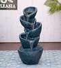 Stacked Pot Wine Fiber Glass Indoor Fountain