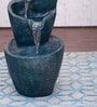 Stacked Pot Wine Fiber Glass Indoor Fountain