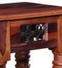 Stafford Sheesham Wood End Table In Honey Finish