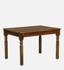 Stafford Sheesham Wood 4 Seater Dining Set In Provincial Teak Finish
