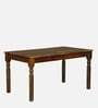 Stafford Sheesham Wood 6 Seater Dining Set In Provincial Teak Finish