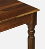 Stafford Sheesham Wood 6 Seater Dining Set With Bench  In Provincial Teak Finish