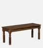 Stafford Sheesham Wood 6 Seater Dining Set With Bench  In Provincial Teak Finish