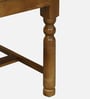 Stafford Sheesham Wood 6 Seater Dining Set With Bench  In Provincial Teak Finish