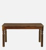 Stafford Sheesham Wood 6 Seater Dining Set With Bench  In Provincial Teak Finish