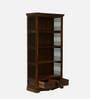 Stafford Sheesham Wood Bookshelf In Scratch Resistant Provincial Teak