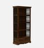 Stafford Sheesham Wood Bookshelf In Scratch Resistant Provincial Teak