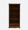 Stafford Sheesham Wood Bookshelf In Scratch Resistant Provincial Teak