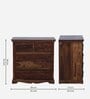 Stafford Sheesham Wood Chest Of Drawers In Scratch Resistant Provincial Teak Finish