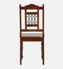Stafford Sheesham Wood Dining Chair In Scratch Resistant Honey Oak Finish  (Set Of 2)