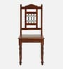 Stafford Sheesham Wood Dining Chair In Scratch Resistant Honey Oak Finish  (Set Of 2)