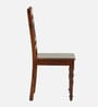 Stafford Sheesham Wood Dining Chair In Scratch Resistant Honey Oak Finish  (Set Of 2)