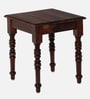 Stafford Sheesham Wood End Table In Scratch Resistant Honey Oak Finish
